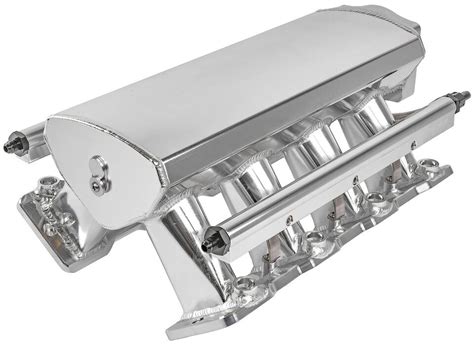 jegs 513062 fabricated polished aluminum intake manifold for gm ls1|ls1 aluminum intake manifold.